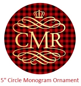 5" Royalty Monogram